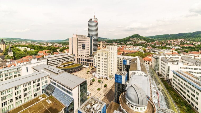 Campus Ernst-Abbe-Platz der Friedrich-Schiller-Universität Jena