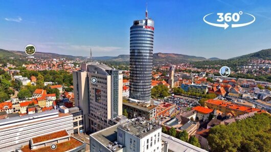 360-Grad-Panorama von Jena