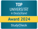 StudyCheck-Grafik "TOP Universität 2024"