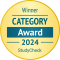 StudyCheck-Grafik "Winner Category Award 2024"