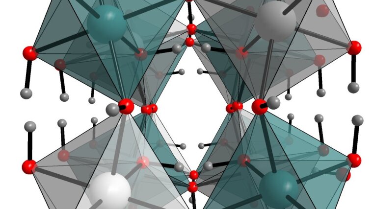 Kristallstruktur des Mg-Sn-Minerals Schoenfliesit