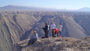 Calama in the north of the South American Andes state of Chile