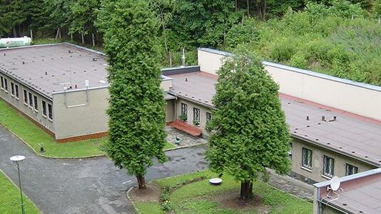 Geodynamisches Observatorium Moxa von oben