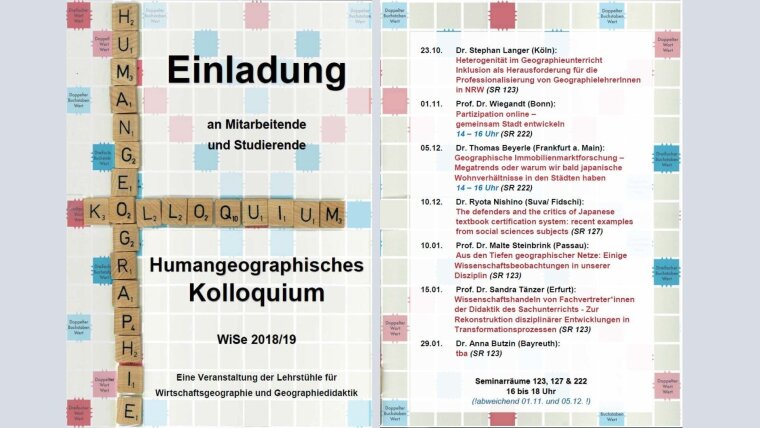 Programm HuKo WiSe 2018/19