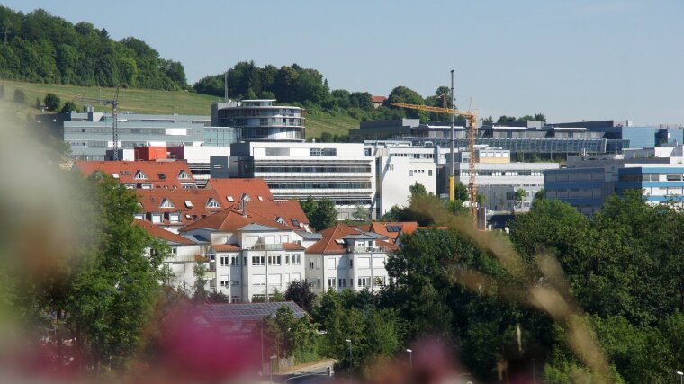 View of the research campus at the Jenaer Beutenberg.